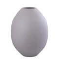 Kremowy aluminiowy wazon PTMD Nereus