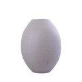 Kremowy aluminiowy wazon PTMD Nereus