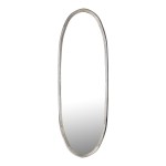 Owalne lustro PTMD Limera Brass