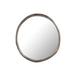 Okrągłe lustro PTMD Limera Brass