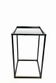 Kwietnik metalowy czarny 40 cm stojący