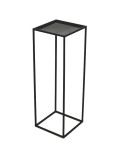 Kwietnik metalowy czarny 70 cm