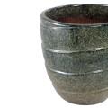 Brennen Green ceramic swirl pot PTMD